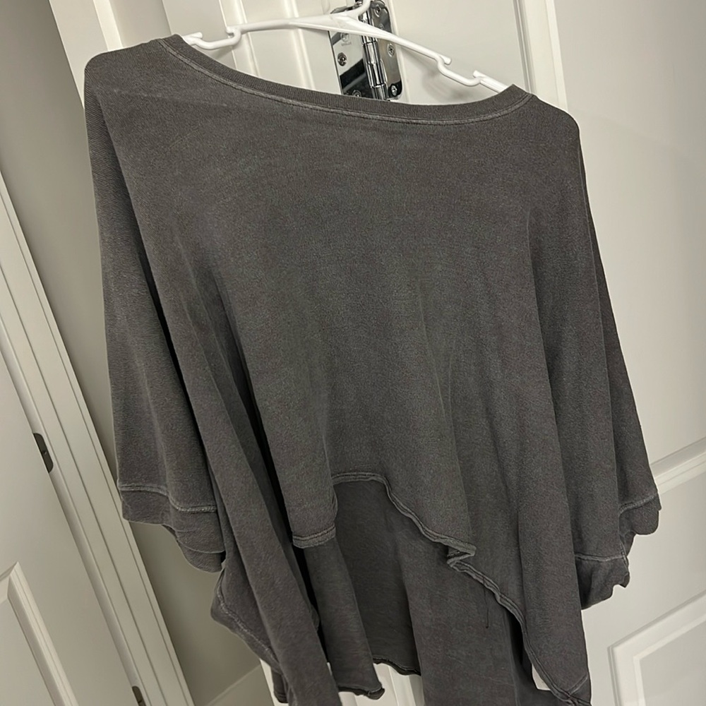 free people cropped shirt